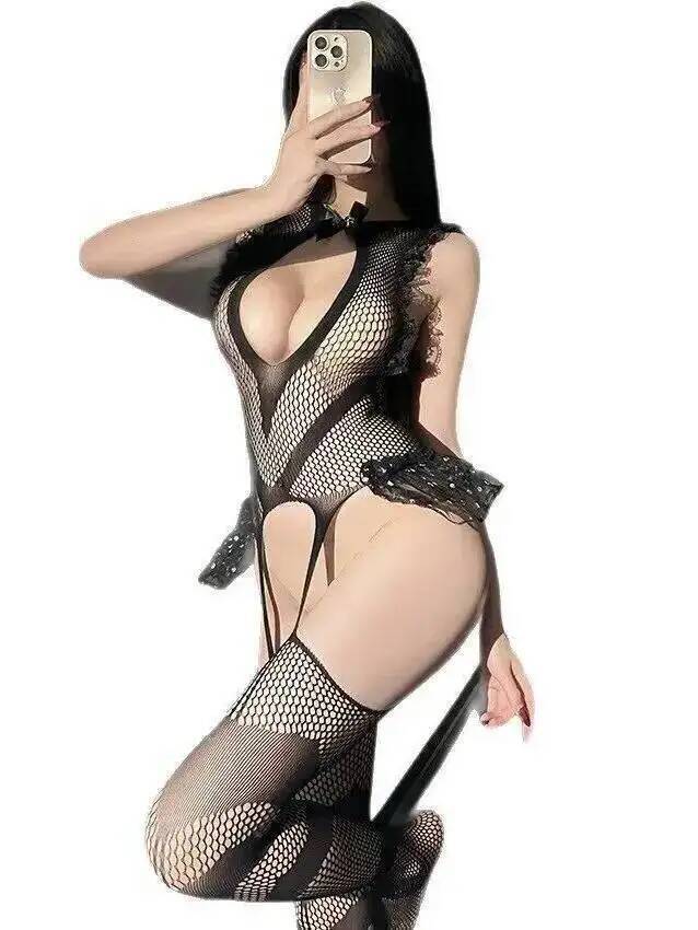 Sexy Lace Trim Fishing Net Bod - Fishing Socks 评论和价格