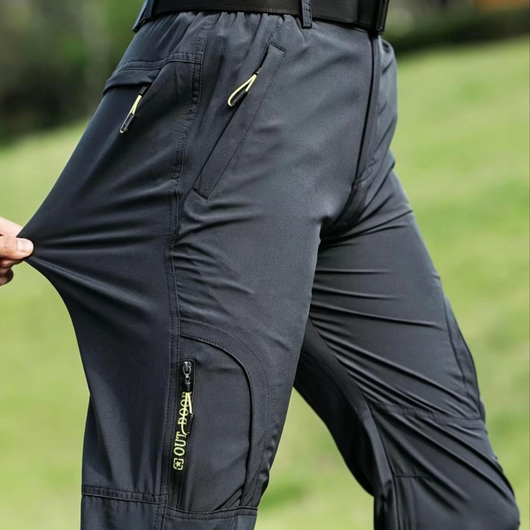 Men's Outdoor Pants with Multi - Fishing Pants Waterproof 评论和价格